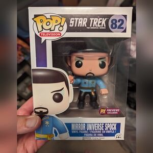 Funko Pop Star Trek Mirror Universe Spock #82 PX previews exclusive